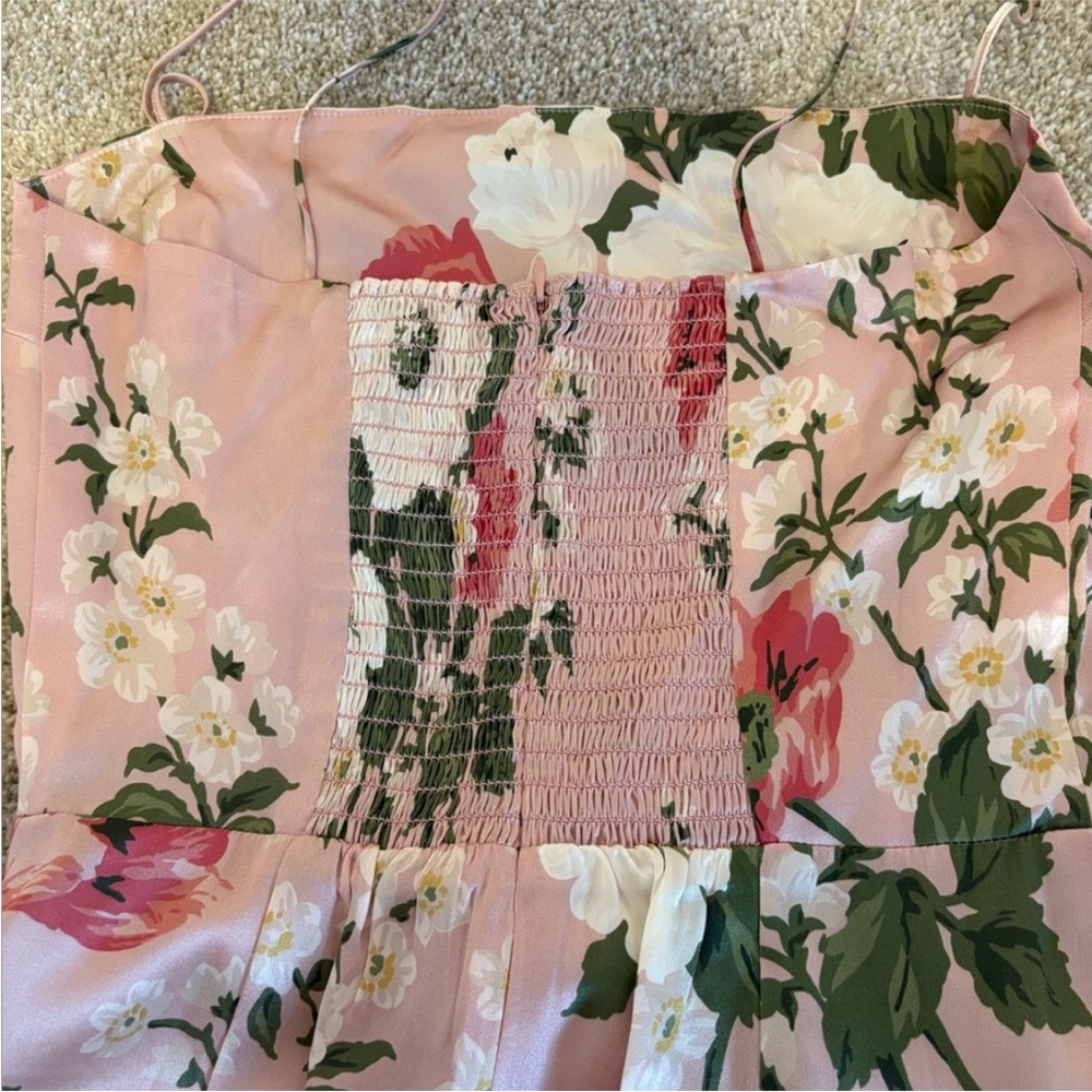 NEW Reformation Frankie Silk Dress - Picture 8 of 13